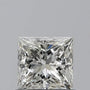 0.53ct Princess Natural Diamond (Colour J, Clarity VVS1, GIA Certified)