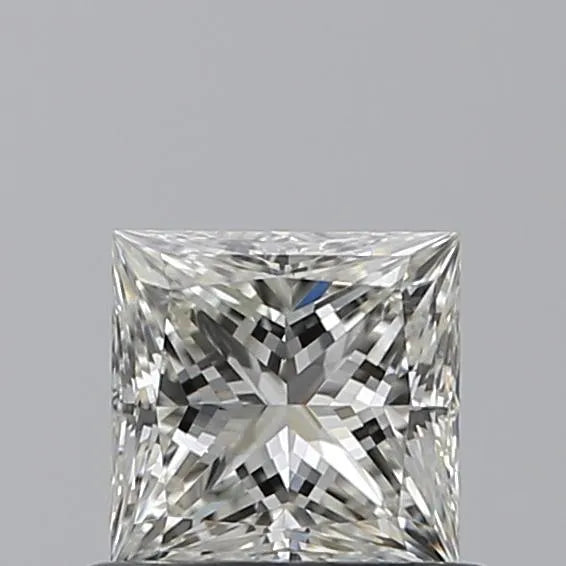 0.53ct Princess Natural Diamond (Colour J, Clarity VVS1, GIA Certified)