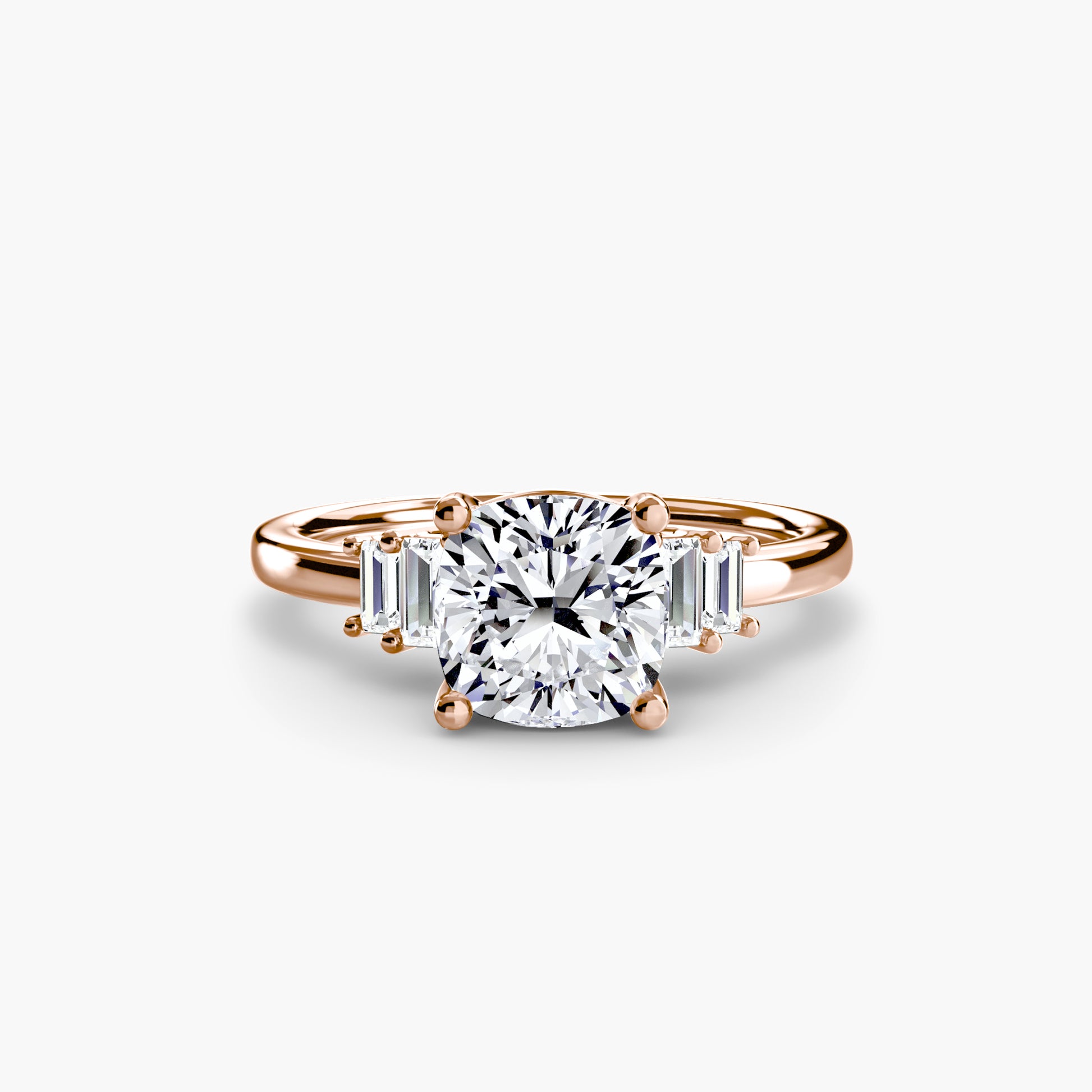 Baguette Accent Solitaire