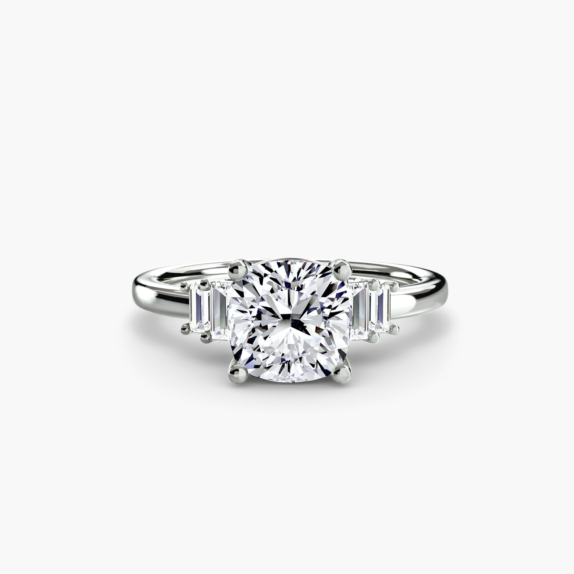 Baguette Accent Solitaire